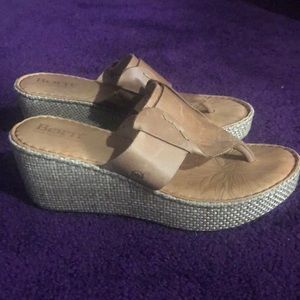 BORN wedge sandals